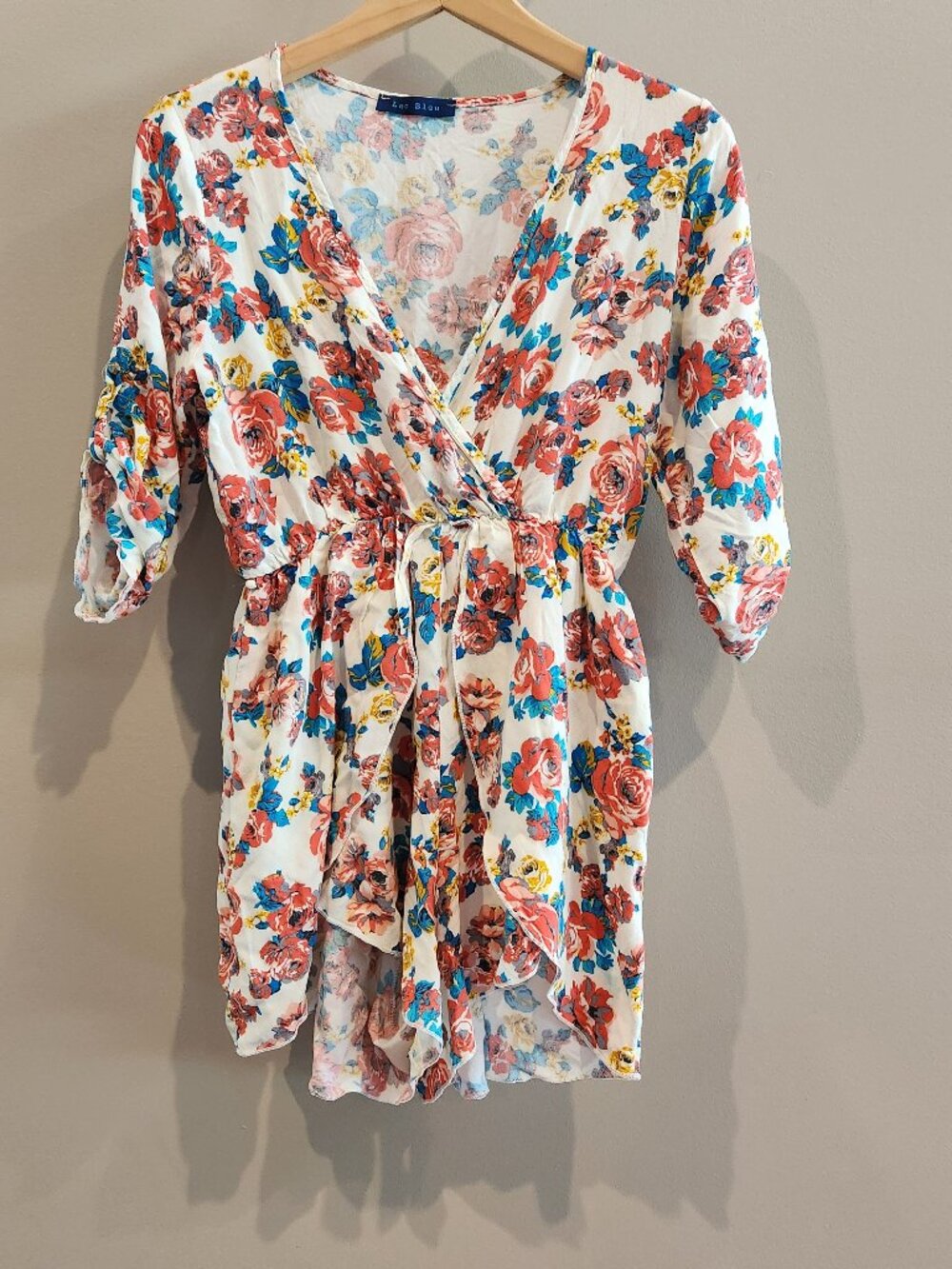 Lac Bleu Women’s Floral Wrap Romper